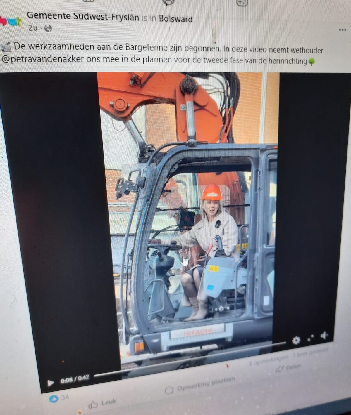 CDA-ER PETRA VAN DEN AKKER VOERT BELACHELIJKE VERKIEZINGSPROPAGANDA VIA GEMEENTELIJK FACEBOOKANAAL