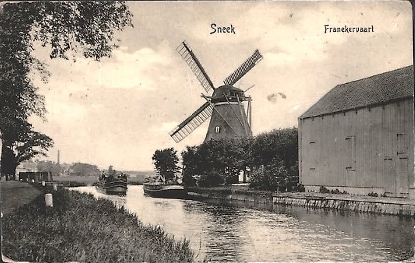 1911: DE FRANEKERVAART IN SNEEK
