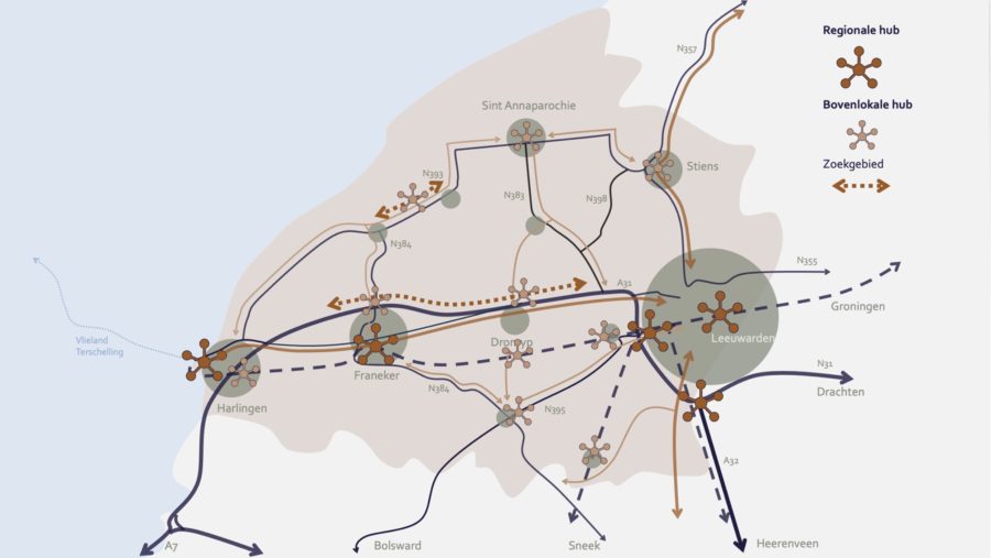 Noordwest-Friesland kiest voor compacte overstapplaatsen in plaats van groot transferium