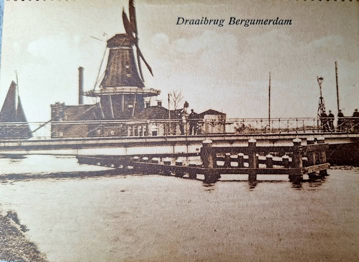 DRAAIBRUG BIJ BERGUMERDAM