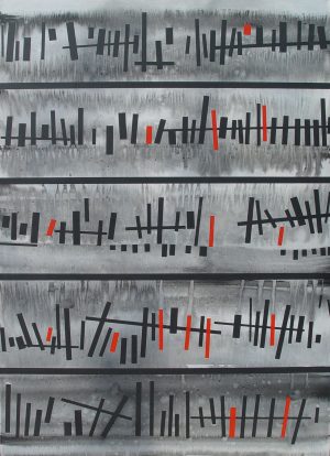 JAN VAN TUINEN TOONT GEOMETRISCH ABSTRACT WERK IN BAX GALERIE SNEEK