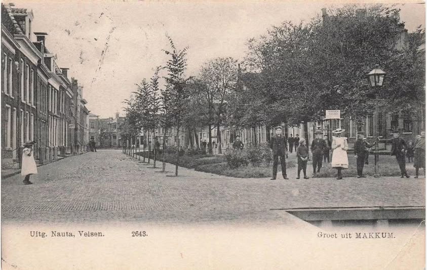 Straatbeeld in Makkum