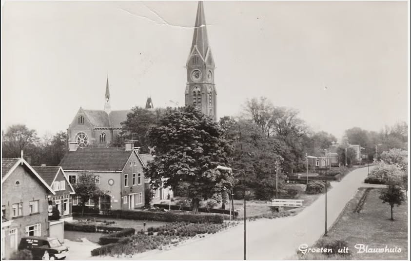 ANSICHTKAART VAN BLAUWHUIS