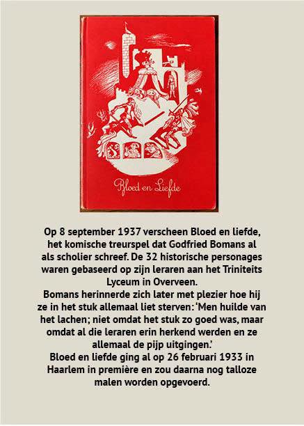 GODFRIED BOMANS: TREURSPEL BLOED EN LIEFDE UIT JAREN DERTIG